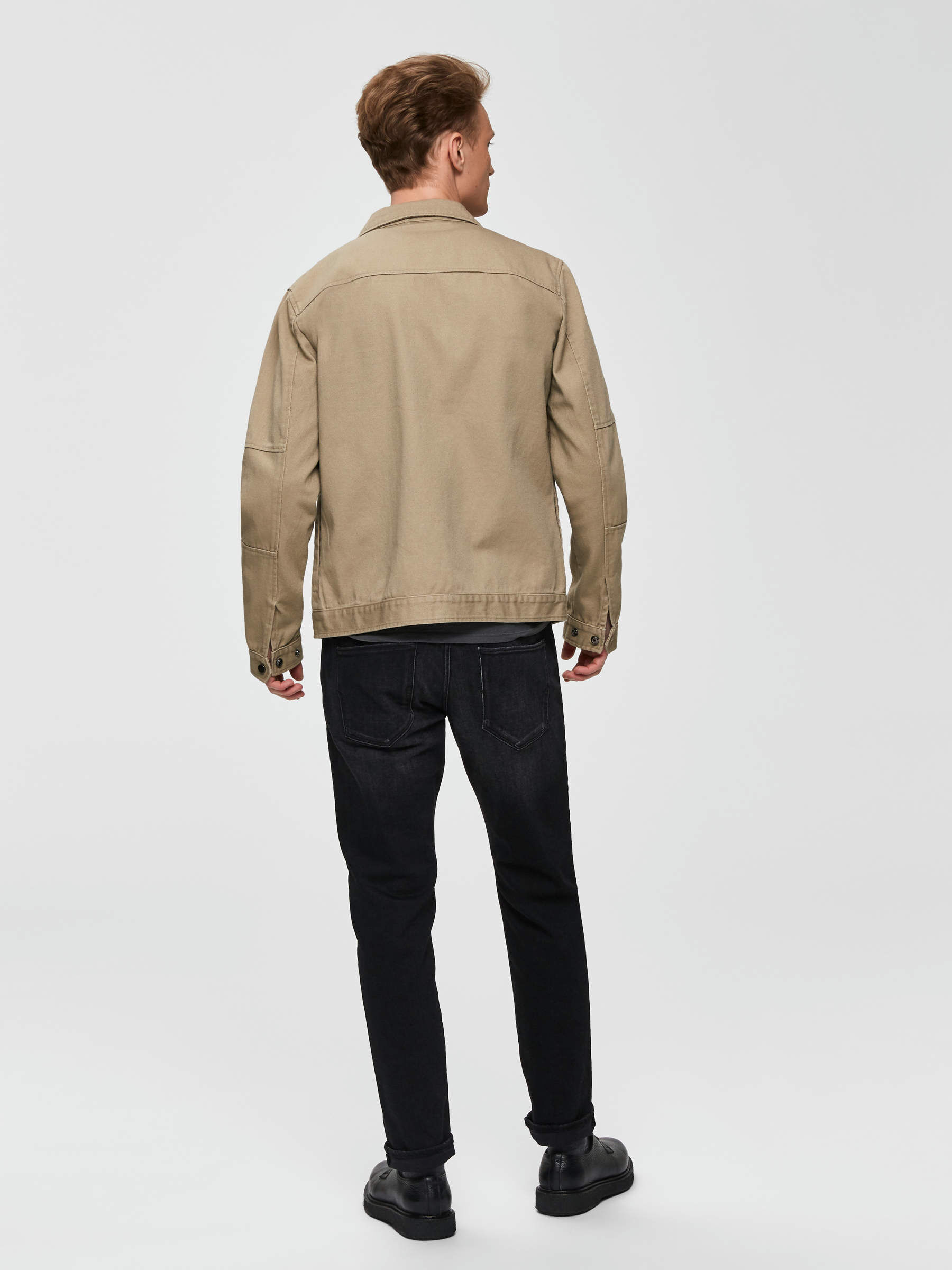 WORKER INSPIRED JACKET White SELECTED HOMME
