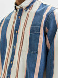 Selected STRIBET DENIMSKJORTE, Dark Blue Denim, highres - 16084284_DarkBlueDenim_006.jpg