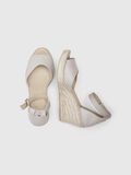 Selected EN CUIR À TALONS ESPADRILLES, Greige, highres - 16093418_Greige_005.jpg