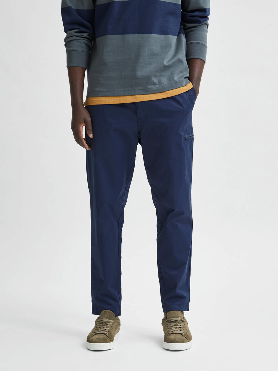 Selected SPORTY CARGO BUKSER, Navy Blazer, highres - 16079259_NavyBlazer_003.jpg