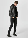 Selected LAMB - LEATHER JACKET, Black, highres - 16061211_Black_005.jpg