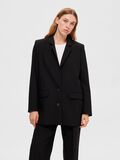 Selected LONG RELAXED FIT SINGLE-BREASTED BLAZER, Black, highres - 16091541_Black_008.jpg