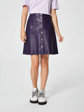 Selected COURTE - JUPE EN CUIR, Parachute Purple, highres - 16064977_ParachutePurple_003.jpg