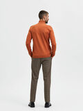 Selected LONG-SLEEVED ROLL NECK PULLOVER, Bombay Brown, highres - 16074684_BombayBrown_779199_004.jpg