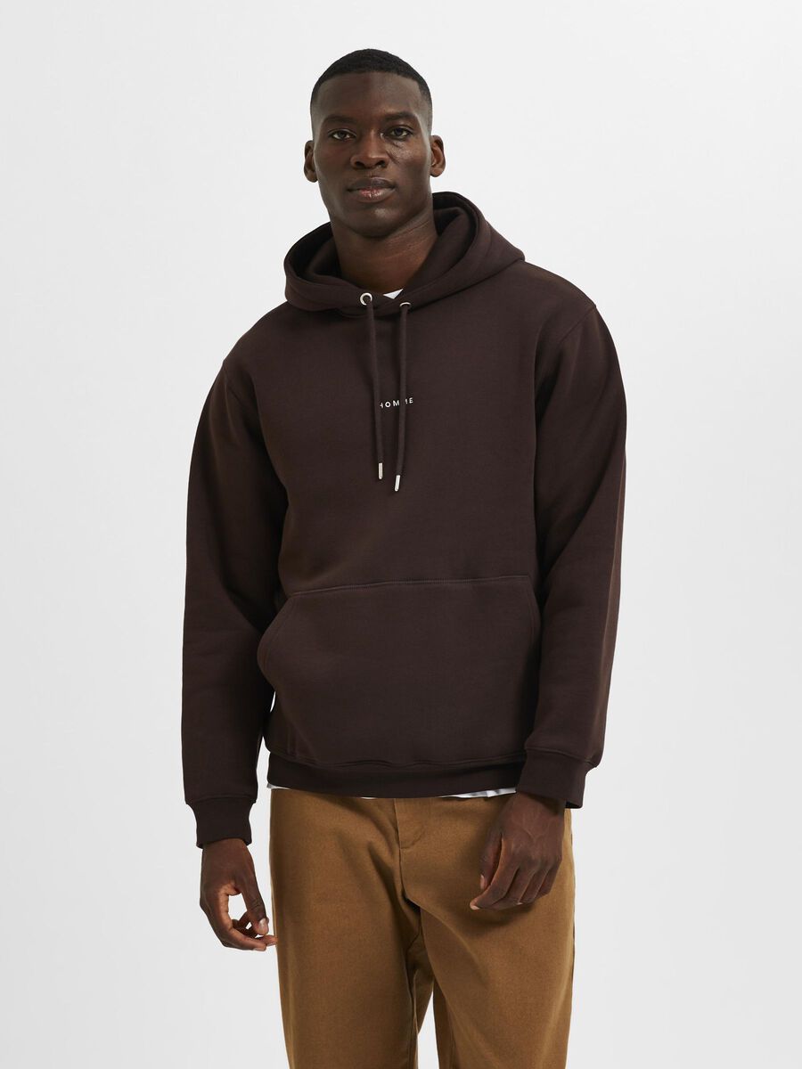 Selected LANGE MOUWEN HOODIE, Coffee Bean, highres - 16085886_CoffeeBean_003.jpg