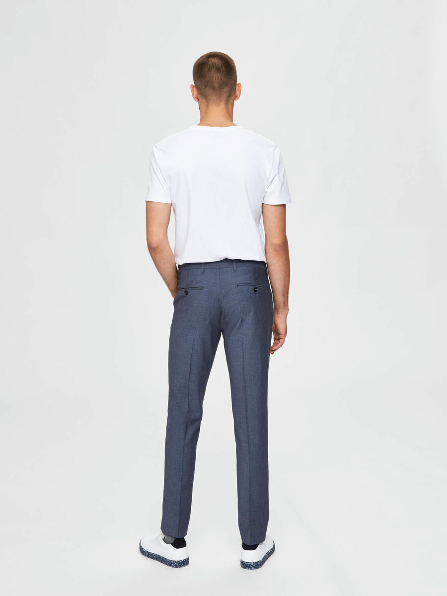 Selected FORMELLE SLIM FIT - HABITBUKSER, Light Blue, highres - 16072380_LightBlue_004.jpg