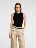 Selected WOOL BLEND KNITTED TOP, Black, highres - 16097267_Black_003.jpg