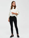 Selected HIGH WAIST - SLIM FIT JEANS, Black Denim, highres - 16064629_BlackDenim_005.jpg