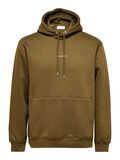 Selected MANCHES LONGUES SWEAT À CAPUCHE, Dark Olive, highres - 16085886_DarkOlive_001.jpg