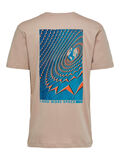 Selected PRINTED T-SHIRT, Fawn, highres - 16084626_Fawn_002.jpg