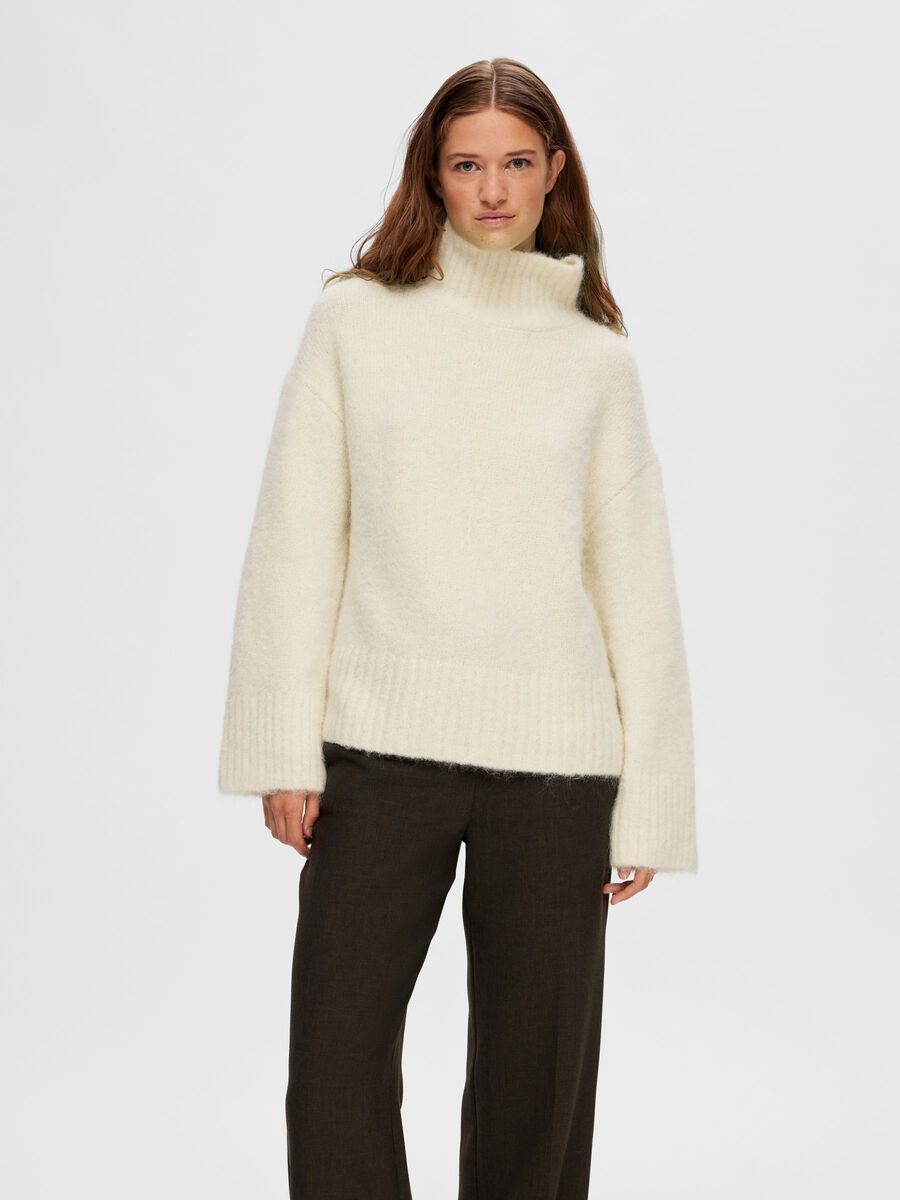 Selected HIGH-NECK PULLOVER, Birch, highres - 16086550_Birch_1082878_003.jpg