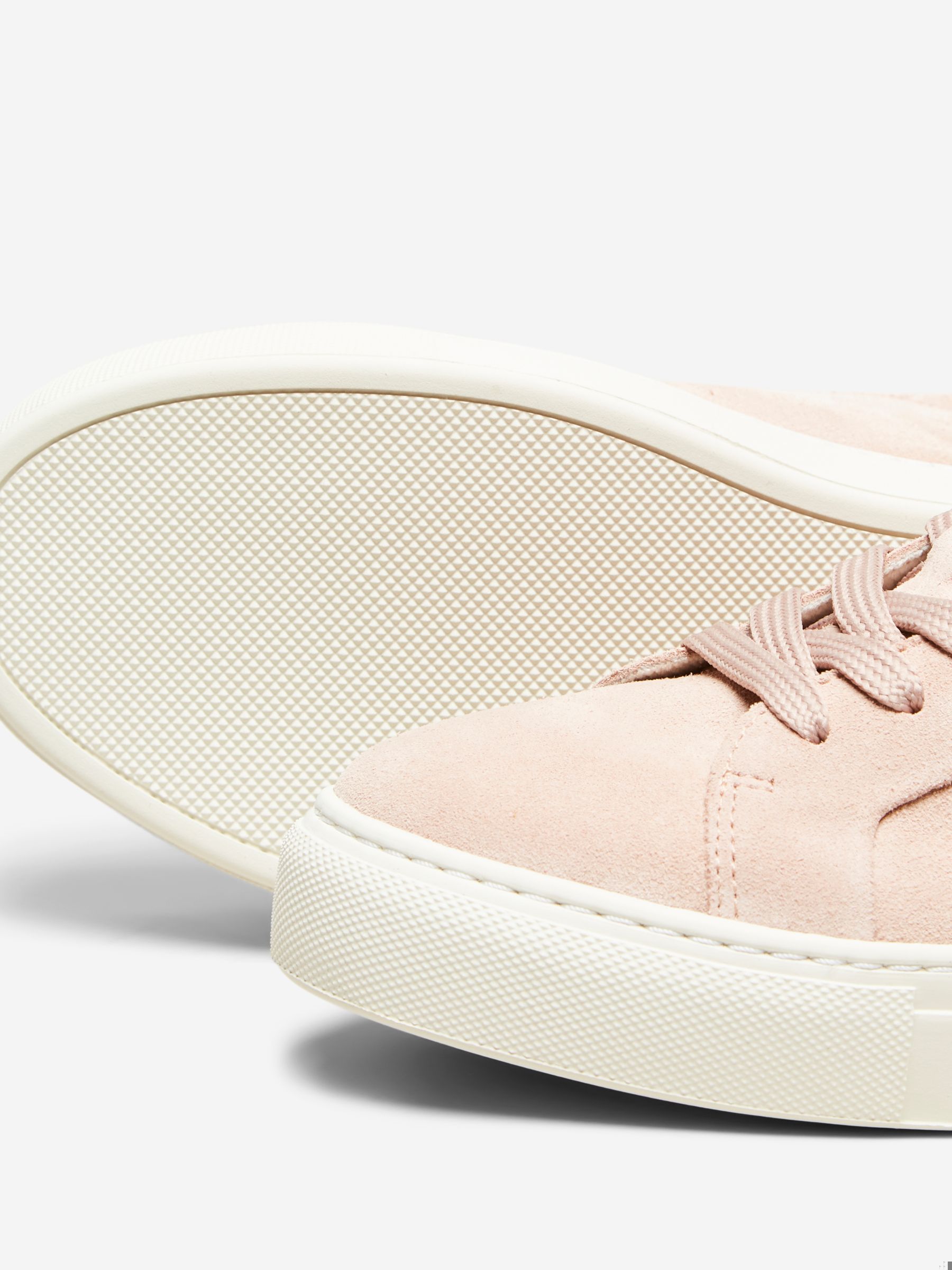 SUEDE TRAINERS White SELECTED FEMME