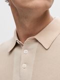 Selected SHORT-SLEEVED KNITTED POLO SHIRT, Cameo Rose, highres - 16092662_CameoRose_1085663_006.jpg