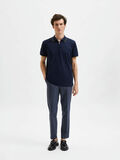 Selected QUARTER ZIP POLO SHIRT, Sky Captain, highres - 16082826_SkyCaptain_005.jpg