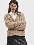 Selected LONG-SLEEVED CARDIGAN, Warm Taupe, highres - 16086341_WarmTaupe_008.jpg