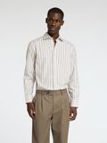 Selected STRIPED SLIM FIT SHIRT, Bright White, highres - 16098306_BrightWhite_1200841_003.jpg