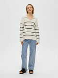 Selected OVERSIZED STRIKKET PULLOVER, Birch, highres - 16089179_Birch_1016148_005.jpg