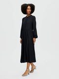 Selected LONG SLEEVED SHIRT DRESS, Black, highres - 16090512_Black_005.jpg