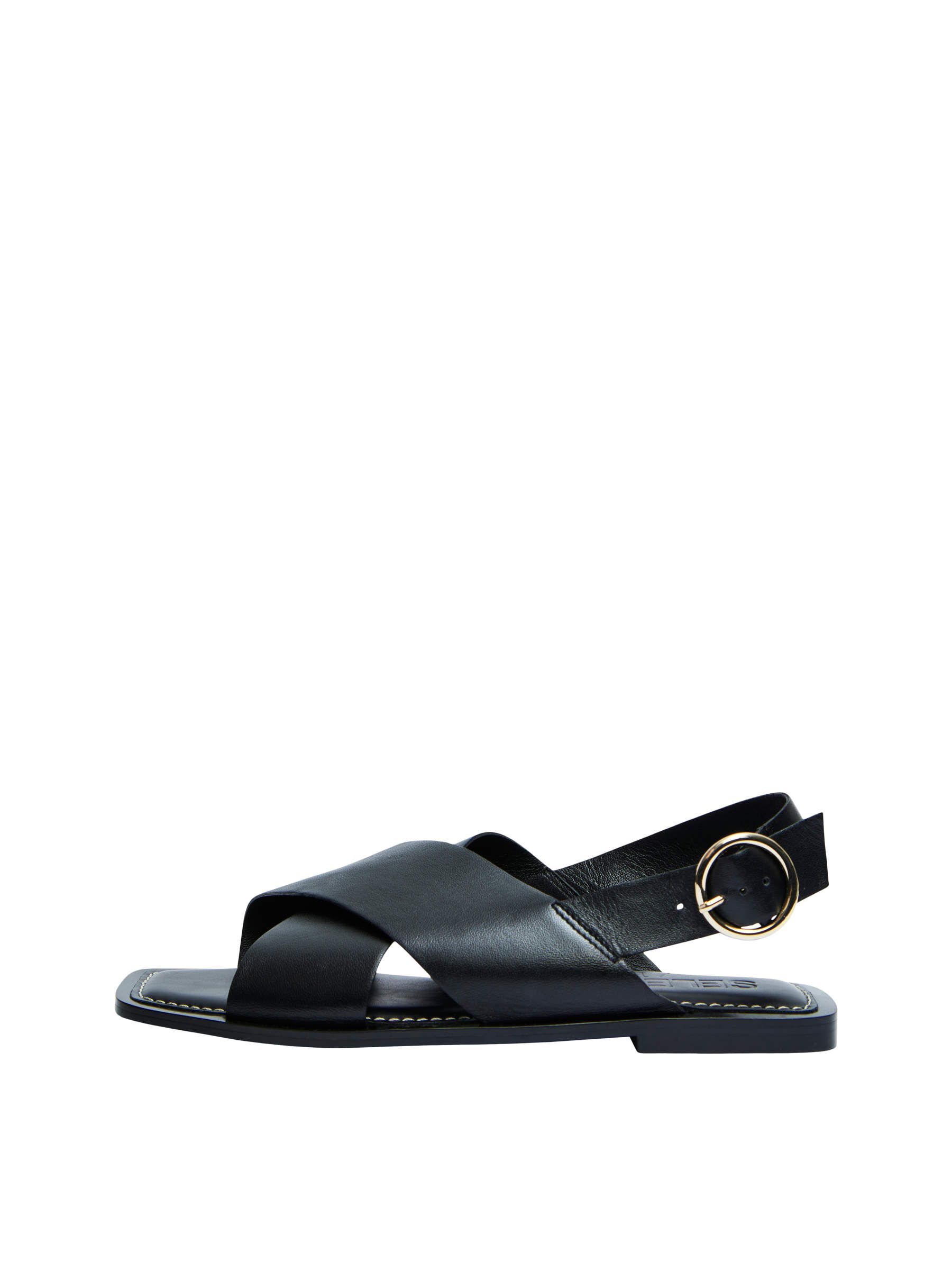 BUCKLED SANDALS Black SELECTED FEMME