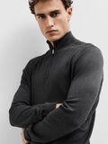 Selected HALF-ZIP KNITTED JUMPER, Antracit, highres - 16074687_Antracit_779218_008.jpg