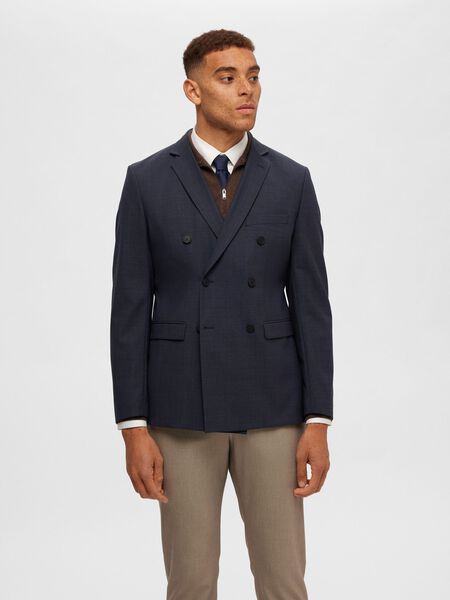 Selected COUPE SLIM BLAZER À DOUBLE BOUTONNAGE, Dark Blue, highres - 16090470_DarkBlue_003.jpg