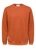 Selected GESTRICKTES SWEATSHIRT, Bombay Brown, highres - 16085661_BombayBrown_001.jpg