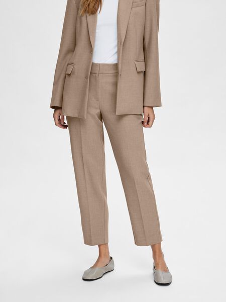 Selected CROPPED TROUSERS, Camel, highres - 16093848_Camel_1105571_003.jpg