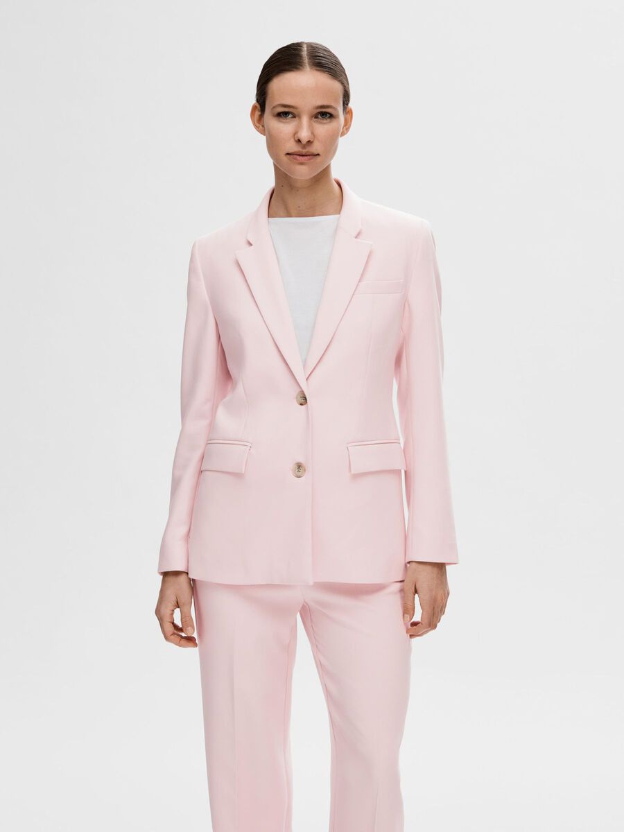 Selected VISCOSE BLEND CLASSIC  BLAZER, Cradle Pink, highres - 16093884_CradlePink_1105711_003.jpg