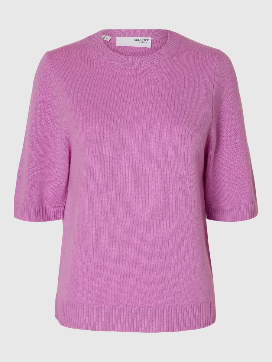 Selected WOOL BLEND 2/4 SLEEVED TOP, First Bloom, highres - 16096821_FirstBloom_1178107_001.jpg