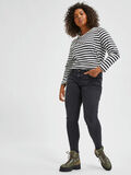 Selected CURVE MID-WAIST SKINNY FIT JEANS, Black Denim, highres - 16077803_BlackDenim_823860_008.jpg