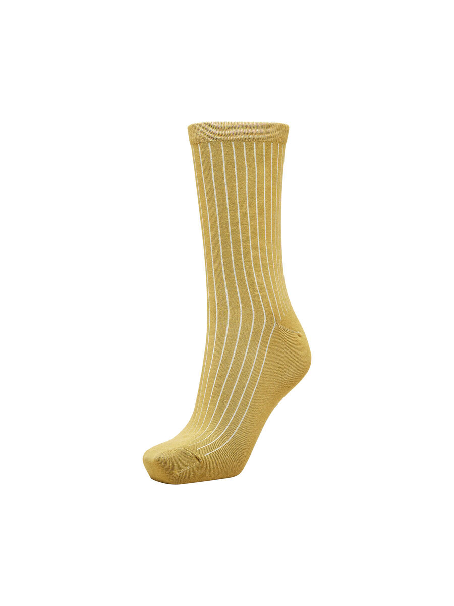 Selected EINHEITSGRÖSSEN SOCKEN, Ecru Olive, highres - 16066512_EcruOlive_001.jpg