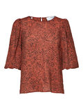 Selected PLEATED VOLUMINOUS SLEEVES TOP, Chili Oil, highres - 16081202_ChiliOil_881697_001.jpg