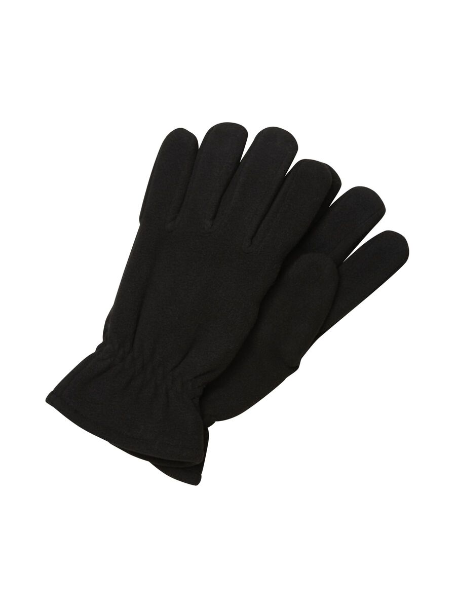 Selected FLEECE GLOVES, Black, highres - 16083618_Black_002.jpg