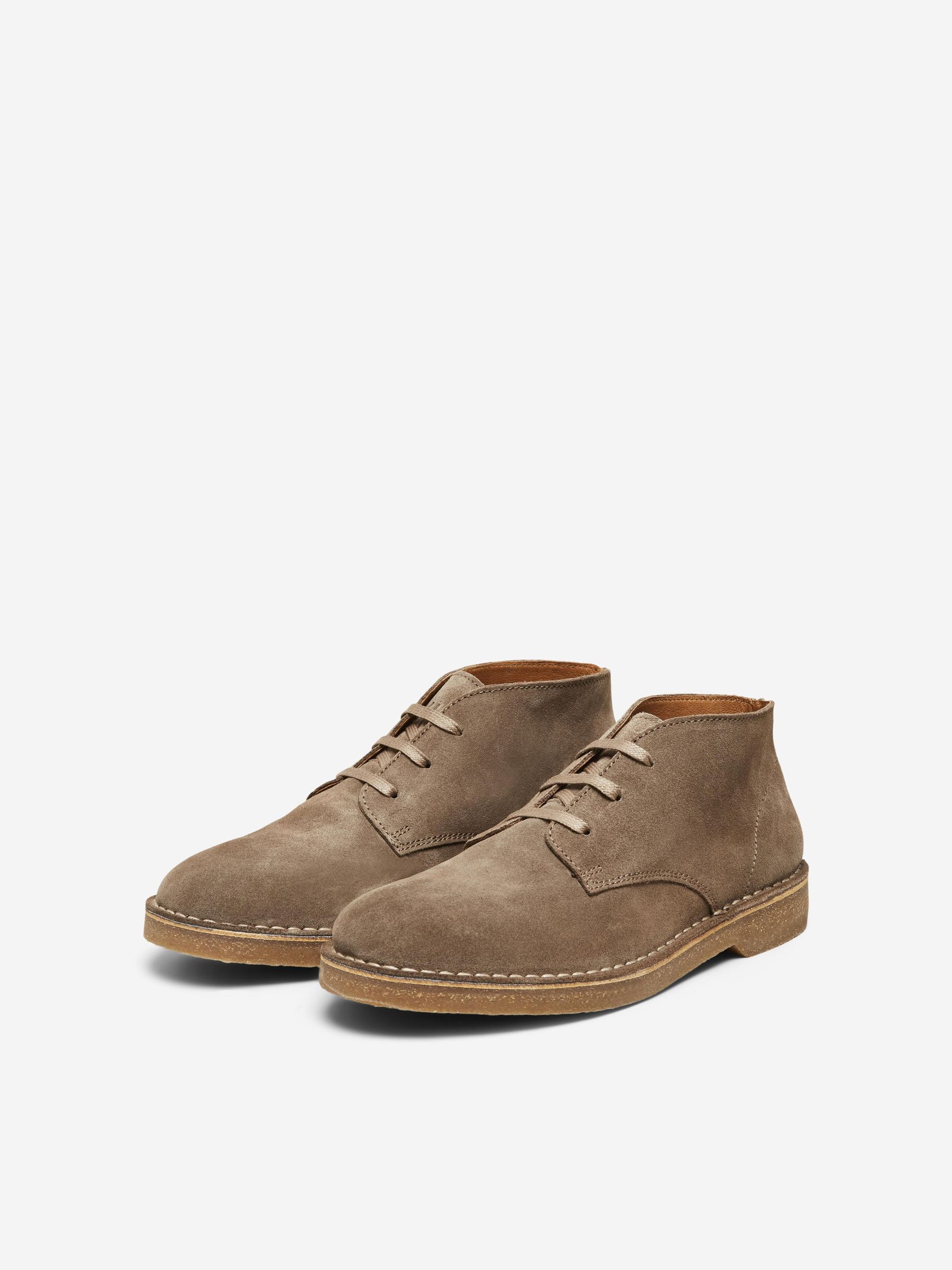 SUEDE DESERT BOOTS Brown SELECTED HOMME