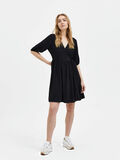 Selected MINI WRAP DRESS, Black, highres - 16086150_Black_005.jpg