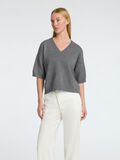 Selected VISKOSBLANDNING STICKAD TOPP, Medium Grey Melange, highres - 16096171_MediumGreyMelange_003.jpg