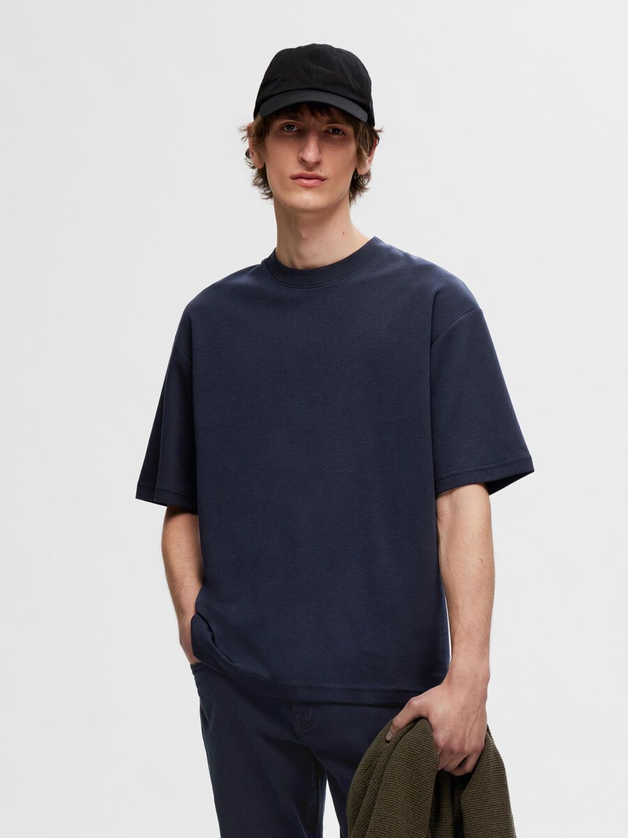 Selected LOOSE FIT T-SHIRT, Sky Captain, highres - 16094143_SkyCaptain_003.jpg