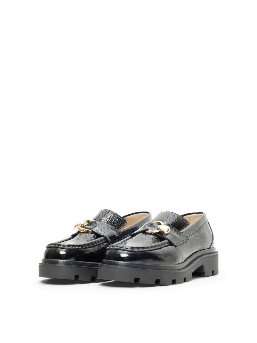 Selected CHUNKY LEATHER LOAFERS, Black, highres - 16091425_Black_006.jpg
