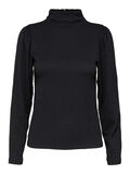 Selected LANGE MOUWEN TOP, Black, highres - 16085690_Black_001.jpg