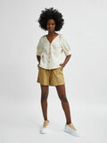 Selected LINEN BLEND - SHIRT, Sandshell, highres - 16073534_Sandshell_005.jpg