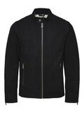 Selected RACER SUEDE LEATHER JACKET, Black, highres - 16079415_Black_001.jpg