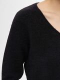 Selected WOOL BLEND V NECK PULLOVER, Black, highres - 16094268_Black_006.jpg