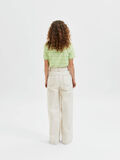 Selected HIGH WAIST WIDE FIT JEANS, Creme, highres - 16083276_Creme_004.jpg