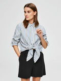 Selected PETITE - TIE KNOT - SHIRT, Country Blue, highres - 16075517_CountryBlue_788618_003.jpg
