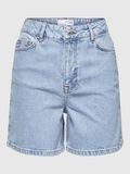 Selected HIGH WAIST JEANSSHORTS, Light Blue Denim, highres - 16089481_LightBlueDenim_001.jpg