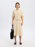 Selected COTTON BLEND KNITTED SKIRT, Birch, highres - 16097490_Birch_005.jpg