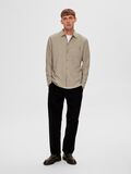 Selected PLISSÉ PLEATED SHIRT, Greige, highres - 16093346_Greige_005.jpg