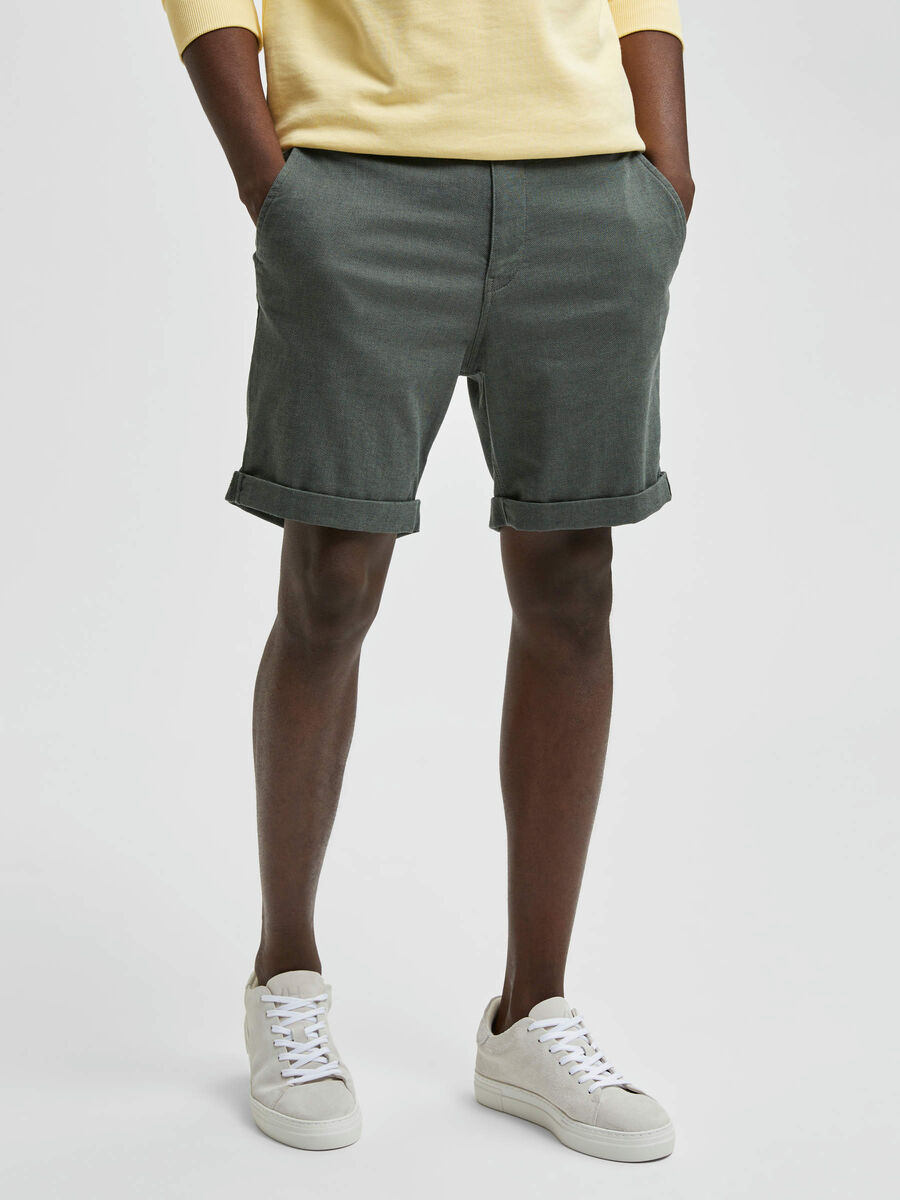 Selected COMFORT FIT SHORTS, Agave Green, highres - 16083843_AgaveGreen_919435_003.jpg