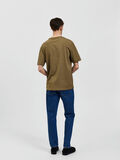 Selected LOOSE-FIT- T-SHIRT, Martini Olive, highres - 16083966_MartiniOlive_004.jpg