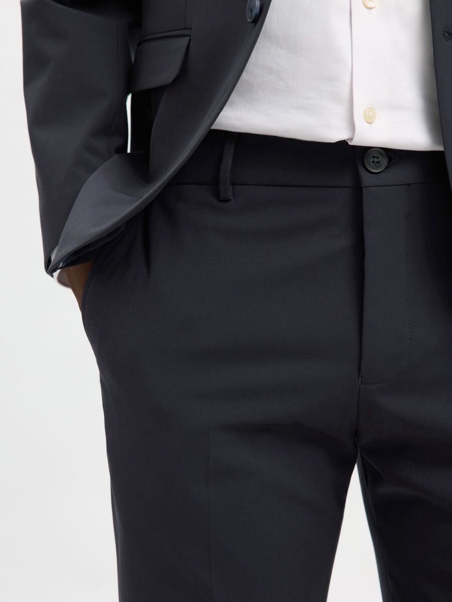 175 SLIM FIT HOSE | Blau | SELECTED HOMME®